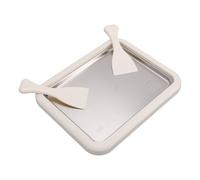 Ice cream maker, made of food grade stainless steel, for DIY homemade soft serve ice cream, suitable for making ice cream, yogurt, sorbet