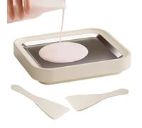 Ice Cream Maker, Stainless Steel Yogurt Stir, Household Rolled Machine with Non Stick Base, Postre Maker, Bakers Postre Entusiasts for Party Planners Cafe Restaurant Food Truck