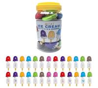 Ice Cream Matching Toy | Pretend Play Shop - Alphabet Match Game | Shape Letters Learning | Letter Matching Color Word Recognition Kindergarten Early Education Toys