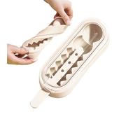 Ice Cream Mold - 19x6x3.2cm Silicone Freezer Tray Set, Portable Case Kit,Jam Storage Box | Apartment Home Kitchen Party Beverage Dessert Whiskey Champagne Beer Water Cocktail Juice Yogurt Pack