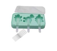 Ice cream mold,1set Ice Cream Mold Cartoon Animal Shape Reusable Silicone Homemade Diy Ice Lollies Tray for Home