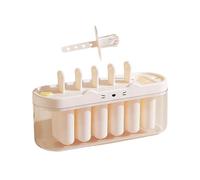 Ice Cream Mold Set - 6 Cavity Dessert Maker, DIY Ice Lolly Tray Kit for Homemade Treats, Reusable Kitchen Chilling Tool, Fun Summer Snack Creator for Parents Kids Families Birthday Camping