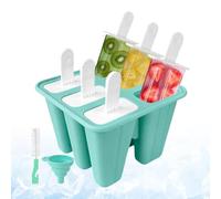 Ice Cream Molds 6-Cavity Non-Stick Chilled Dessert Making