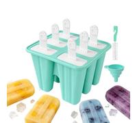 Ice Cream Molds | 6-Cavity Non-Stick Chilled Dessert Making | DIY Ice Lolly