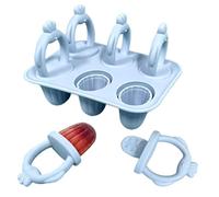Ice Cream Molds | Reusable Non-Stick Homemade Holder Tray | Silicone Ice Cream Mold |ideal For Yogurt Fruit Cake Chocolate Candy Food