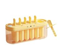 Ice Cream Molds Set - 6 Cavity Chilled Dessert Making System, DIY Ice Lolly Mold Kit, Size For Use, Food Grade Silicone Build, Dessert System, Summer Treat Purpose