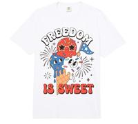 Ice Cream Party Freedom Is Sweet Treat Celebration Comfort Colors Adult Heavyweight T-Shirt