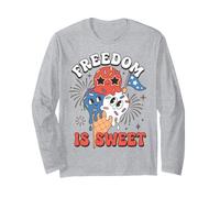 Ice Cream Party Freedom Is Sweet Treat Celebration Manga Larga
