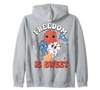 Ice Cream Party Freedom Is Sweet Treat Celebration Sudadera con Capucha