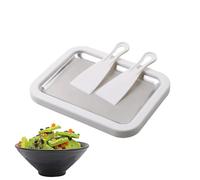 Ice Cream Roller - Portable Cold Plate Maker, Stainless Steel Instant Ice Cream Set with Scrapers, DIY Dessert Tool for Party Picnic Camping Kitchen Use, Yogurt Sorbet Maker for Family