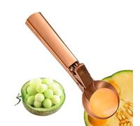 Ice Cream Scoop, Cookie Dough Scooper, Stainless Steel Portion Scoop with Trigger, Ergonomic Food Dispenser Spoon for Home Baking, and Postre Preparation, 7,56 x 2,24 pulgadas