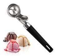 Ice Cream, Scoop, Nonstick Anti-Freeze Scooper, Ergonomic Easy-Grip Handle, Strong Metal Baller Spoon, Medium Size, For Fruit Meatballs, Postres, Cupcakes Candy Making Kitchens