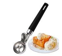 Ice Cream Scoop, Nonstick Anti-Reeze Scooper Spoon, 8.27x1.89 inches Ergonomic Multipurpose Kitchen Tool, Easy Grip Handle for Fruit Postres Cupcakes Candy, Parties Buffets Homes
