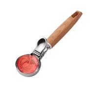 Ice Cream Scoop, Stainless Steel Baking Tool, 8.07x1.85in Trigger Release Cookie Spoon, Dishwasher Safe Fruit Ball Maker for Housewife, Chef, postre Preparation
