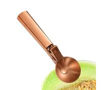 Ice Cream Scoop, Stainless Steel Dispenser, Ergonomic Trigger Handle, Heavy-Duty Baller, 7,56 x 2,24 pulgadas sin deslizamiento, herramienta de cocina vertical para sandía, aparador,