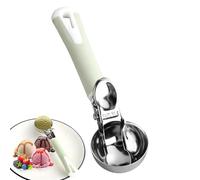 Ice Cream Scoop, Stainless Steel Scooper, 7,68 x 1,89 pulgadas Nonstick Baller Spoon, Ergonomic Handle Tool for Fruit Postres Cupcakes Candy Making Meatball Buffets Kitchens