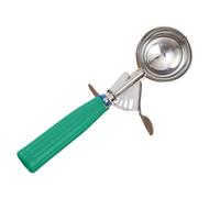 Ice Cream Scoop With Trigger - Stainless Steel 3 Color Options Purple Red Green Gray - Baller Fruit Scoop For Desserts - Non Stick Ergonomic Handle For Home Baking