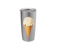Ice Cream Shirt Adult Men Women Kids Ice Cream Costume Funny Vaso térmico de acero inoxidable de doble pared