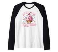 Ice Cream Sprinkle Kindness Funny Ice Cream Lover Camiseta Manga Raglan