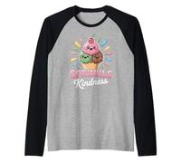 Ice Cream Sprinkle Kindness Funny Ice Cream Lover Camiseta Manga Raglan