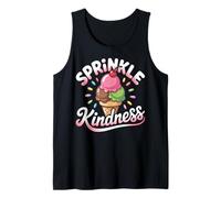 Ice Cream Sprinkle Kindness Funny Ice Cream Lover Camiseta sin Mangas