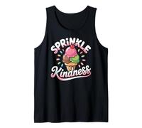 Ice Cream Sprinkle Kindness Funny Ice Cream Lover Camiseta sin Mangas
