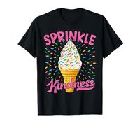Ice Cream Sprinkle Kindness Funny Ice Cream Lover Cute Camiseta
