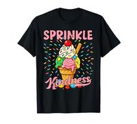 Ice Cream Sprinkle Kindness Funny Ice Cream Lover Cute Camiseta
