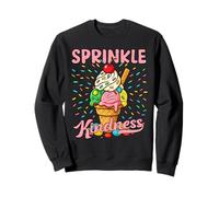 Ice Cream Sprinkle Kindness Funny Ice Cream Lover Cute Sudadera