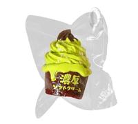Ice Cream Squeeze, Soft Silicone Toy, Slow Rebound Design Sensory Stress Relief, for Kids Students Classroom Workplace Home Travel Indoor Outdoor Party Gift Seasonal Use 3.14x1.96x1.18in