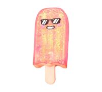 Ice Cream Squeeze Toy, Glitter Ice Pop Fidget, 5.5 Inches Pinching Venting Artifact with Shining Visual Aesthetics, Reliable Tension Relief for Tactile Feedback Hand Exercises and Stress Reduction