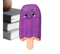 Ice Cream Squeeze Toy - Glitter Ice Pop Sensory Fidget | Stress Relief Pinch Toy for Kids & Adults, Anxieties Relief, Office, Study, Travel, Commuting, Long Trips, Party Favors, Fun Gift