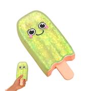 Ice Cream Squeeze Toy - Glitter Ice Pop Sensory Fidget | Stress Relief Pinch Toy for Kids & Adults, Anxieties Relief, Office, Study, Travel, Commuting, Long Trips, Party Favors, Fun Gift