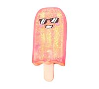 Ice Cream Squeeze Toy Glitter Ice Pop Sensory Fidget, Stress Relief Pinching Toy for Kids and Adults, Calming Support for Office, Travel, Studying, Party Favors