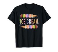 Ice Cream T Shirt Birthday Decorations Gift Ice Cream Maker Camiseta