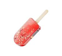 Ice Cream Transforming Toy - Creative Robot Figure for Kids | Convertible Dessert Action Toy, Interactive Transformation Toys for Boy Girl Collectors Birthday Party Holiday Play, Red Green Brown