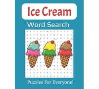 Ice cream Word Search Large Print Book