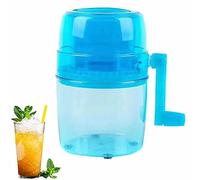 Ice Crusher Machine,Hand-Crank Ice Crusher,Ice Crusher Shaver For Making Drinks,Transparent Shell For Easy Observation, For Fast Coarse, Shaved or Fine Chips, LJJY-KK
