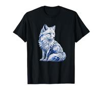 Ice Crystal Fox Arctic Winter Spirit Camiseta