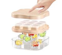 Ice Cube Mold | 9-Grid with Lid Food Grade Maker,Reusable Easy Ice Cube Trays - for Whiskey Bourbon Coffee Milk Juice Water Home Kitchen Bar Restaurant Party Summer