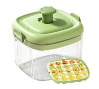 Ice Cube Mold - Portable Easy Release Holder, Press Type Easy-Release Ice Cube Tray with Leakproof Design, Silicone Maker Container, Kitchen Freezer Storage Mold for Family Home