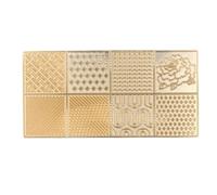 Ice Cube Stamp Tray Copper | Multipurpose Ice Cube Imprinter for Bar/Party/Home | Simple Upkeep Design Adds Elegant Touch to Cocktails | Sturdy Copper Ice Former for Distinct (d02)