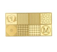 Ice Cube Stamp Tray Copper | Multipurpose Ice Cube Imprinter for Bar/Party/Home | Simple Upkeep Design Adds Elegant Touch to Cocktails | Sturdy Copper Ice Former for Distinct (D03)
