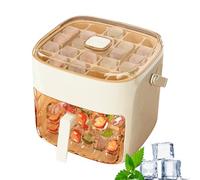 Ice Cubee Trays - Ice Cubee Molds - Press Ices Cubes Tray With Lid & Bin - Press Non-Stick Iced Bucket Easy Release Kitchen Gadgets For Freezer, Home, Drinks, Cubes Maker, Cocktail Bar, Storage