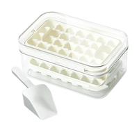 Ice Cubes Tray - Clear Flexible Easy Release Container With Lid | Ice Maker Mold | Freezer Tray - Reusable Refrigerator Kitchen Dining Family Food Drinks Whiskey Cocktail Accessories