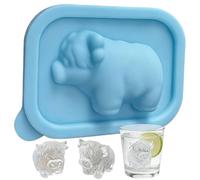 Ice Cubes Trays For Freezer | 8 x 6 x 5 cm Food Grade Silicone Highland Cattle Ice Cubes,Time-Saving Kitchen Utensils & Gadgets,for Whiskey Wine Juice Bourbon Kitchen Partes Drinking Food Camping