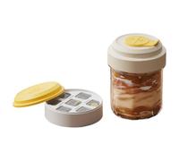 Ice Cup - 2 In 1 Press Freezing Ice Making Cup Reusable Cube Bottle With Built In Tray For Juice Soda Coffee Whiskey Cocktail Sports Picnic Office Home