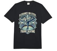 Ice Dancer Elegance On Steel Patinaje Artístico Comfort Colors Adult Heavyweight T-Shirt