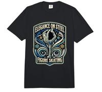 Ice Dancing Elegancia Patinador Artístico Elegante Comfort Colors Adult Heavyweight T-Shirt