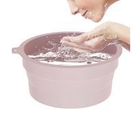 Ice Face Bowl - Folding Silicone Cold Plunge Washbasin, Facial Ice Bath And Skin Firming Tool | Bowl For Face At Home, Travel, Or Vacation Spa Facial Care Tool Compact For And